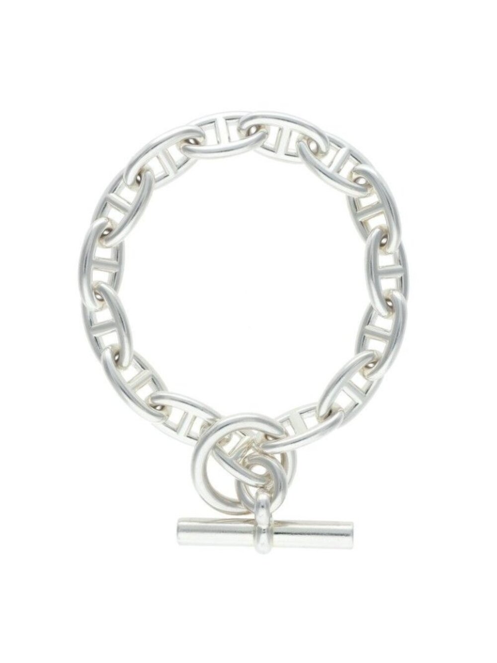 Hermes Chaine D'ancre GM Silver Bracelet